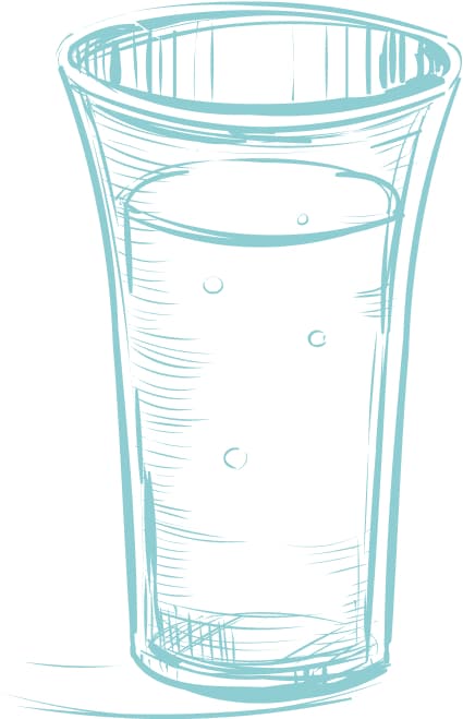 Illustration of a small glass of brandy